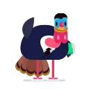 👋 emoji Office Turkey Telegram sticker 5 of 15