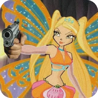 🔫 emoji Winx 👉👈 Telegram sticker 24 of 50
