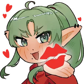 ❤️ emoji эльфобебрики by @slimespitter Telegram sticker 10 of 15