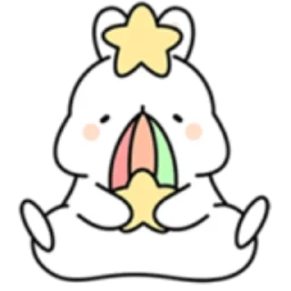 ✨ emoji star rabbit @nyakwii Telegram sticker 22 of 24