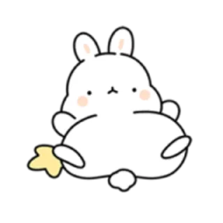 Sticker from star rabbit @nyakwii