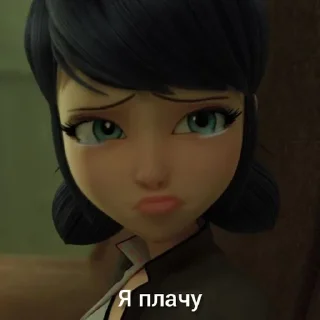 😭 emoji ✨🐞Леді баг і супер кіт🐈🖤 ✨ Telegram sticker 12 of 70