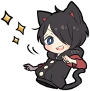 Sticker from BLACK KITTEN 3 :: @line_stickers