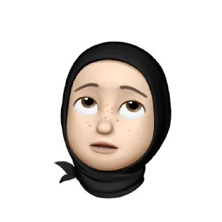 🙄 emoji @Muslimanistan_Tv 🧕🦋 Telegram sticker 24 of 35
