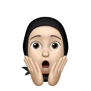 😱 emoji @Muslimanistan_Tv 🧕🦋 Telegram sticker 14 of 35