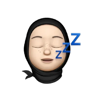 😴 emoji @Muslimanistan_Tv 🧕🦋 Telegram sticker 18 of 35