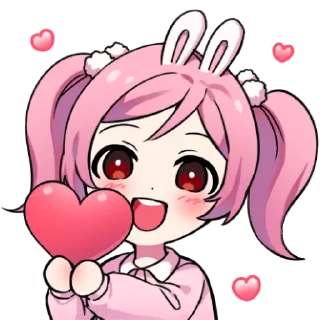❤️ emoji TOKKI NO TOTOCHAN @jp_stickers Telegram sticker 12 of 33