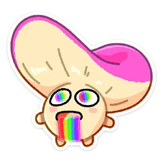 🌈 emoji Грибосики :: @stickroom Telegram sticker 16 of 48