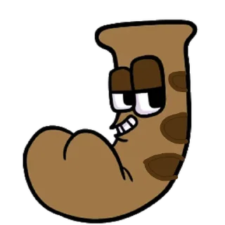 🐈 emoji алфавит лор еда Telegram sticker 10 of 26