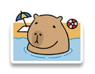 🌟 emoji Капибара Telegram sticker 23 of 24