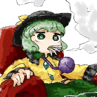 🚬 emoji Koishi |@DantePizzaEater Telegram sticker 10 of 82