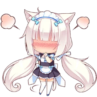 😳 emoji Nekopara Telegram sticker 23 of 82