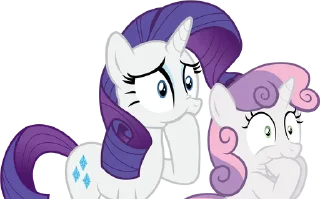 🤮 emoji @mlpstickers Sweetie Belle Telegram sticker 18 of 60