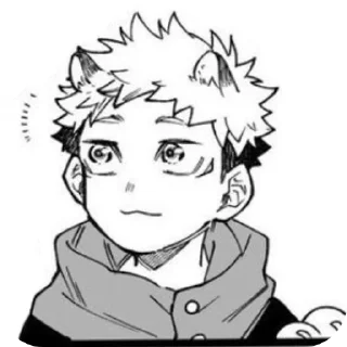 🙂 emoji Юджи-Куууун Telegram sticker 17 of 42