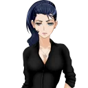 😏 emoji Violetta (Everlasting Summer) Telegram sticker 8 of 20