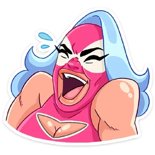 😱 emoji Леди Сила от @TgSticker Telegram sticker 7 of 48