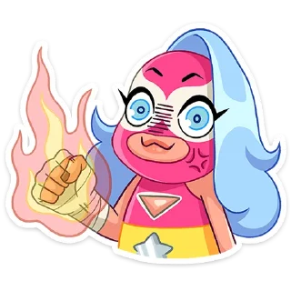 🔥 emoji Леди Сила :: @stickroom Telegram sticker 21 of 48