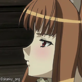 👀 emoji @sharky_png Spice and Wolf Telegram sticker 22 of 50