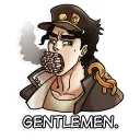 Sticker from It's fucking JoJo Reference