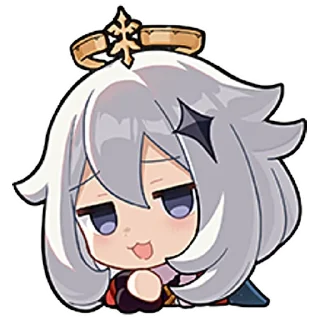 😏 emoji OnePlus Genshin @stickersMH Telegram sticker 21 of 25