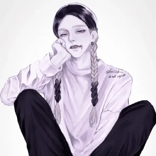 💦 emoji |•{Ран Хайтани - Токийские мстители}•| Telegram sticker 17 of 40