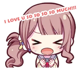 ❤️ emoji i love u Telegram sticker 4 of 17