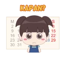 👧 emoji Cewek Kepo Telegram sticker 5 of 41