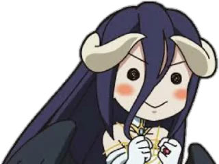 😍 emoji Overlord | @animelover9 | Telegram sticker 16 of 46