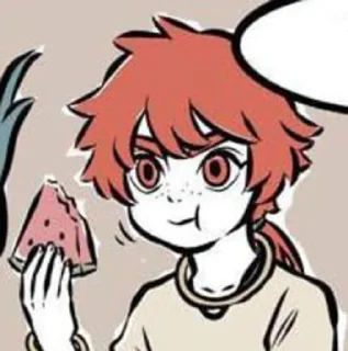🍉 emoji fei ren zai shancai Telegram sticker 17 of 120
