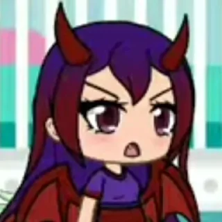 😡 emoji Ангел среди демонов(автор @anibeloved) Telegram sticker 1 of 15