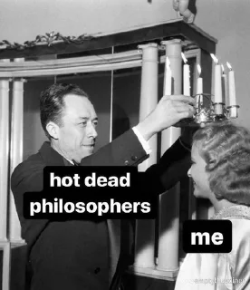 Sticker from Albert Camus