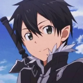 ☺️ emoji Kirito Telegram sticker 11 of 37