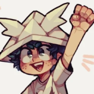 🥦 emoji IZUKU MIDORIYA Telegram sticker 14 of 43