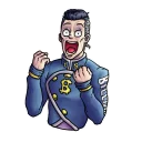 😃 emoji JoJo Bizarre Adventure Telegram sticker 17 of 29