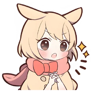 😳 emoji Сладкий зайчик 2 @nyasticks Telegram sticker 12 of 41
