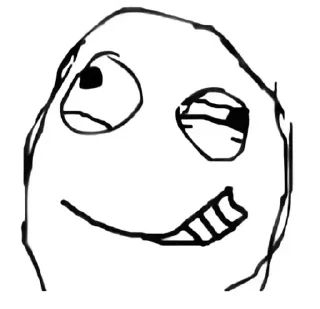 🌟 emoji Rage Face . by @Vlaixxm Telegram sticker 11 of 45