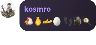 🐔 emoji хрю-хрю космро~ Telegram sticker 15 of 36
