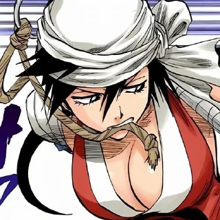 Sticker from Kukaku Shiba (@stikerybleach)