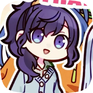 🌟 emoji 𝑀𝑎𝑓𝑢𝑦𝑢☆|| @yomiko_stickers Telegram sticker 14 of 34