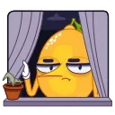 😒 emoji Lemon :: @AuthorStickers Telegram sticker 15 of 24
