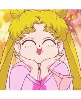 🥯 emoji Усаги мем Telegram sticker 10 of 14