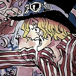 😮 emoji Sabo | one piece | by @ahoust Telegram sticker 6 of 69