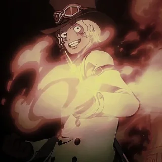 😁 emoji Sabo | one piece | by @ahoust Telegram sticker 14 of 69