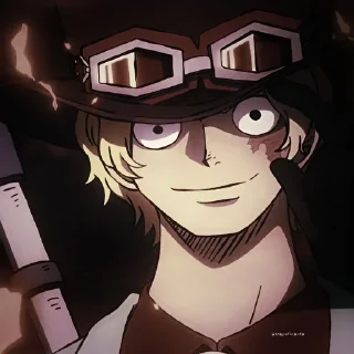 🙂 emoji Sabo | one piece | by @ahoust Telegram sticker 7 of 69