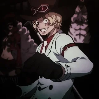 😀 emoji Sabo | one piece | by @ahoust Telegram sticker 13 of 69