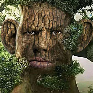 😐 emoji Mystical tree Telegram sticker 12 of 17