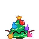 Sticker from Christmas Tree
