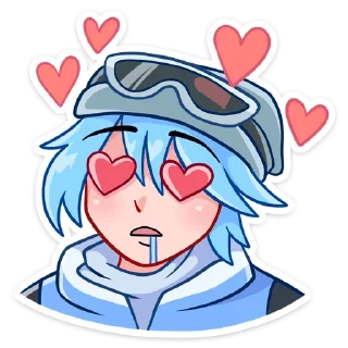 😍 emoji Айс :: @stickroom Telegram sticker 12 of 48