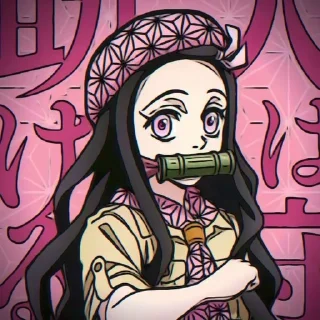 🎋 emoji Незуко-чаан! by @mika_of_beer Telegram sticker 4 of 85