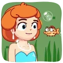 🤢 emoji Mermaid :: @AuthorStickers Telegram sticker 22 of 24